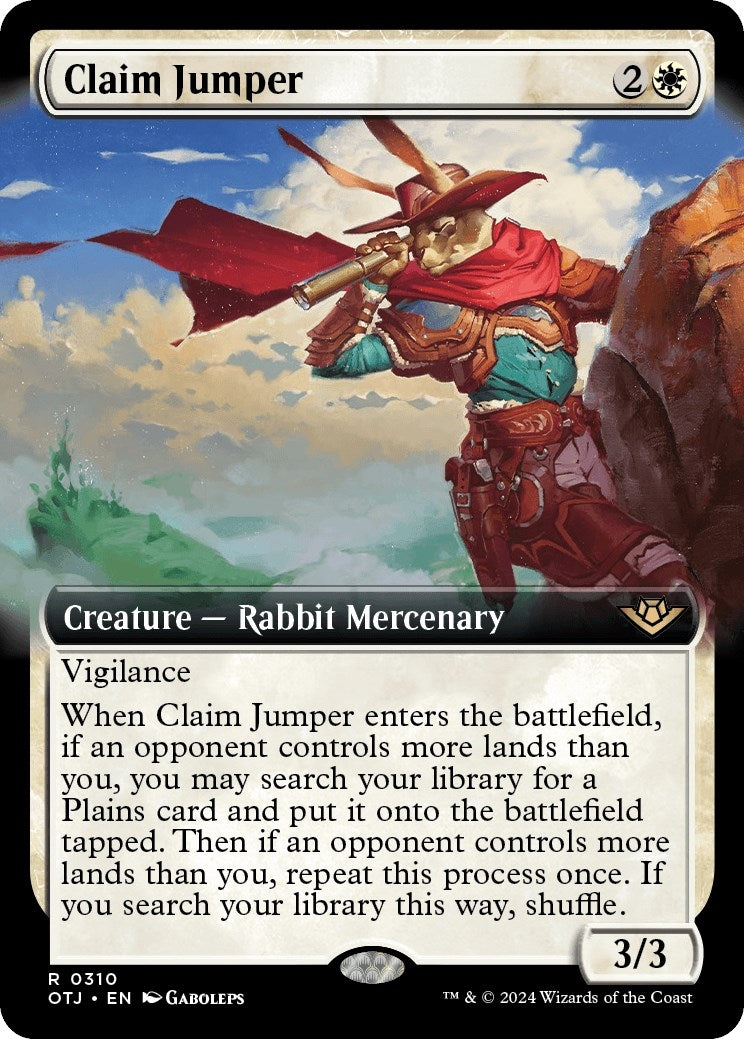 Image for Claim Jumper (Extended Art) (Outlaws of Thunder Junction) (310) - Magic: The Gathering