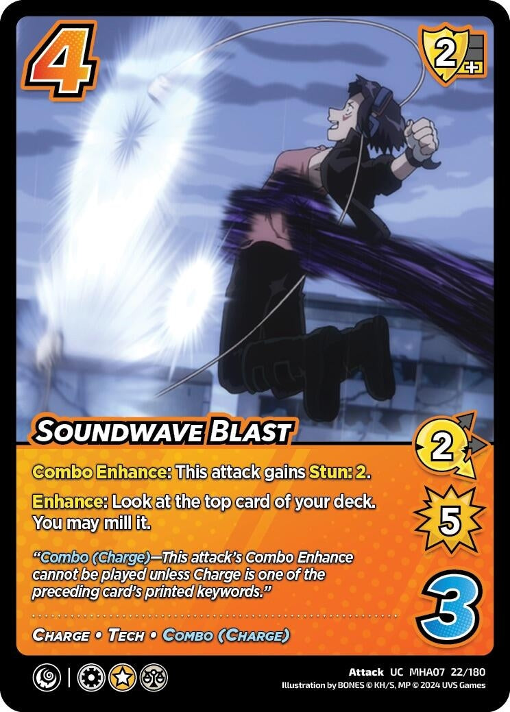 Image for Soundwave Blast (UniVersus: My Hero Academia: Girl Power) (22/180) - UniVersus