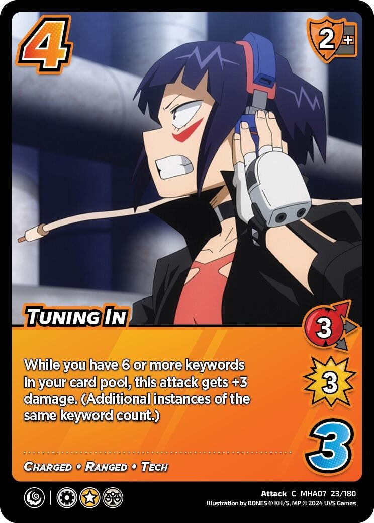 Image for Tuning In (UniVersus: My Hero Academia: Girl Power) (23/180) - UniVersus