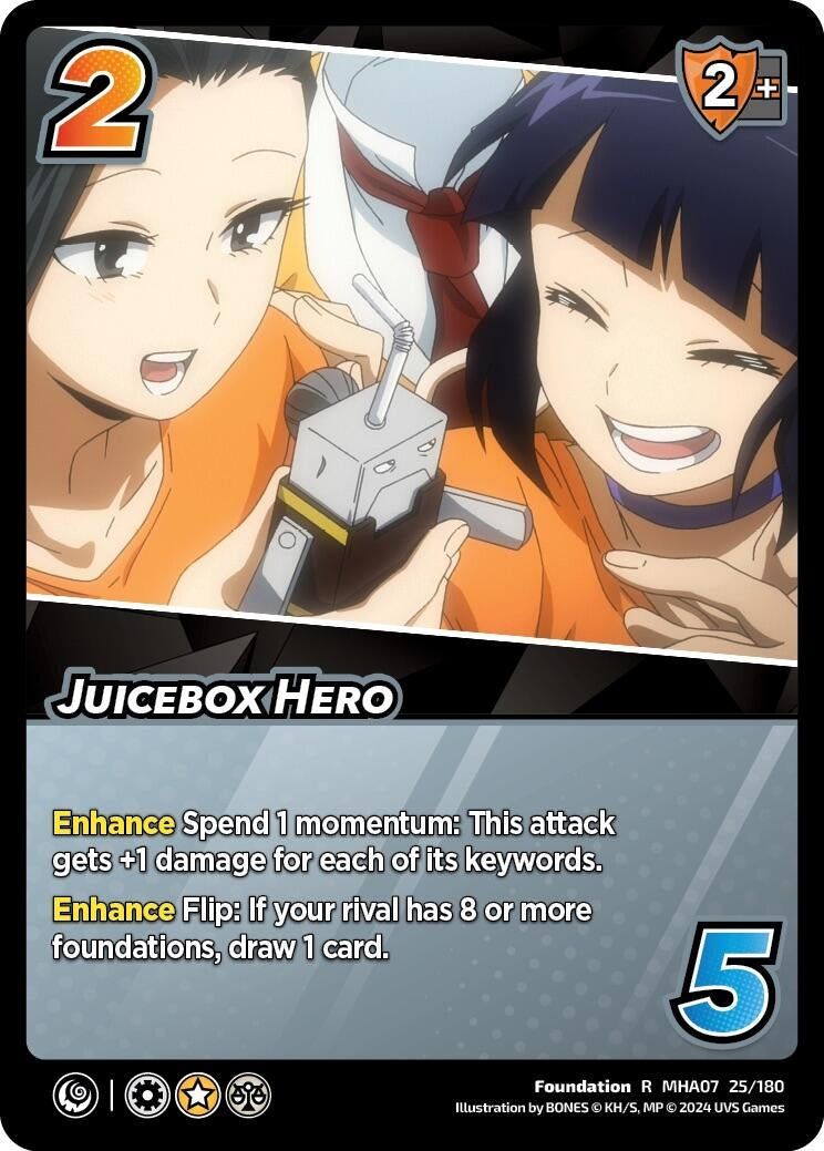 Image for Juicebox Hero (UniVersus: My Hero Academia: Girl Power) (25/180) - UniVersus