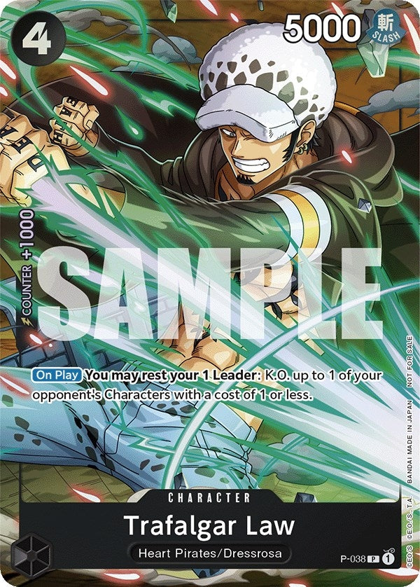 Image for Trafalgar Law (Event Pack Vol. 4) (One Piece Promotion Cards) (P-038) - One Piece Card Game