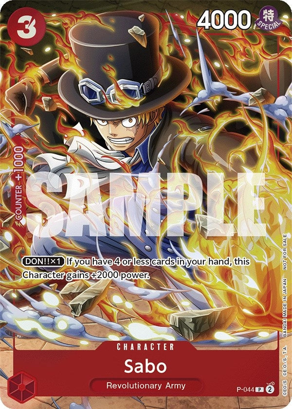 Image for Sabo (Event Pack Vol. 4) (One Piece Promotion Cards) (P-044) - One Piece Card Game