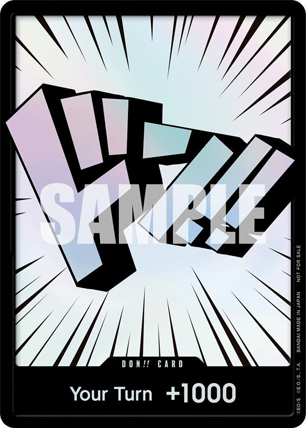 Image for DON!! Card (3D Text) (One Piece Promotion Cards) - One Piece Card Game
