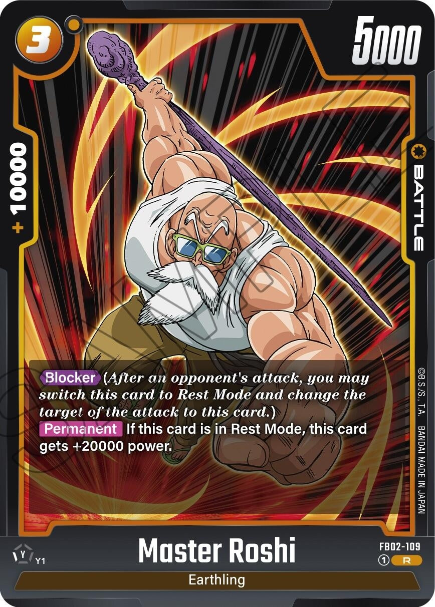Image for Master Roshi - FB02-109 (Blazing Aura) (FB02-109) - Dragon Ball Super: Fusion World