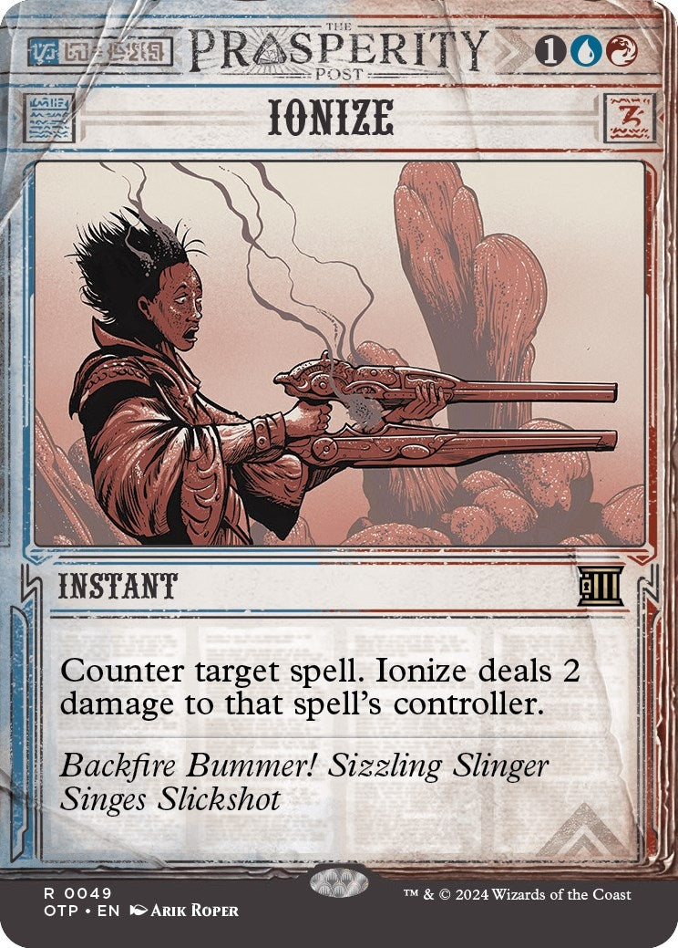 Image for Ionize (Outlaws of Thunder Junction: Breaking News) (49) - Magic: The Gathering