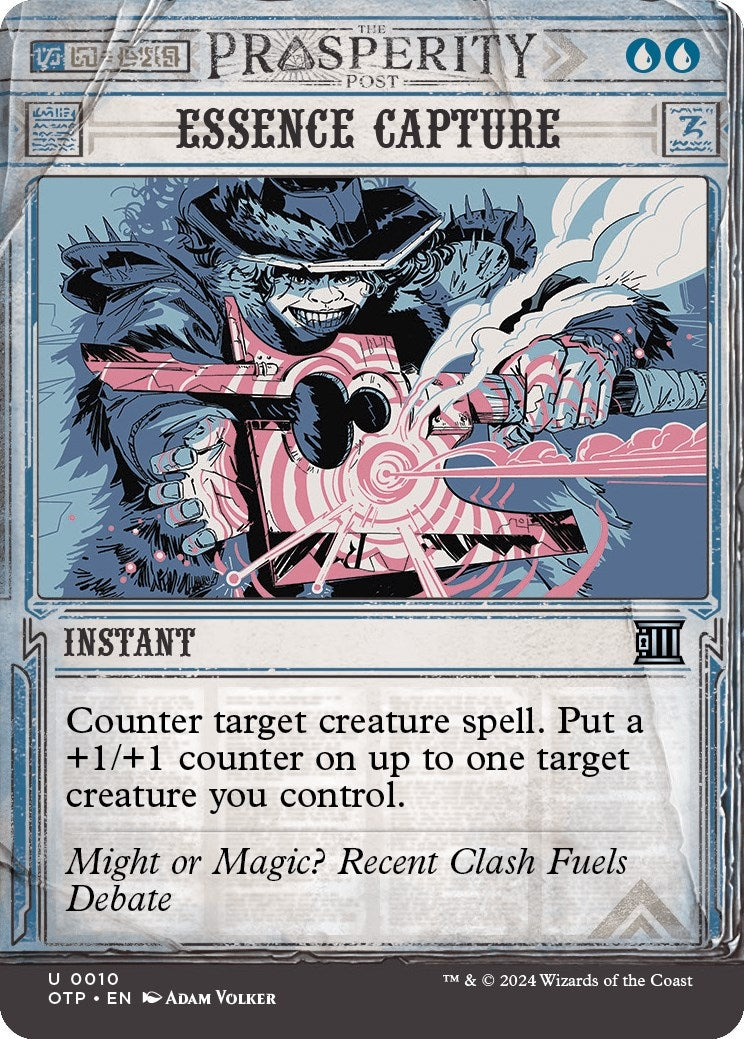 Image for Essence Capture (Outlaws of Thunder Junction: Breaking News) (10) - Magic: The Gathering