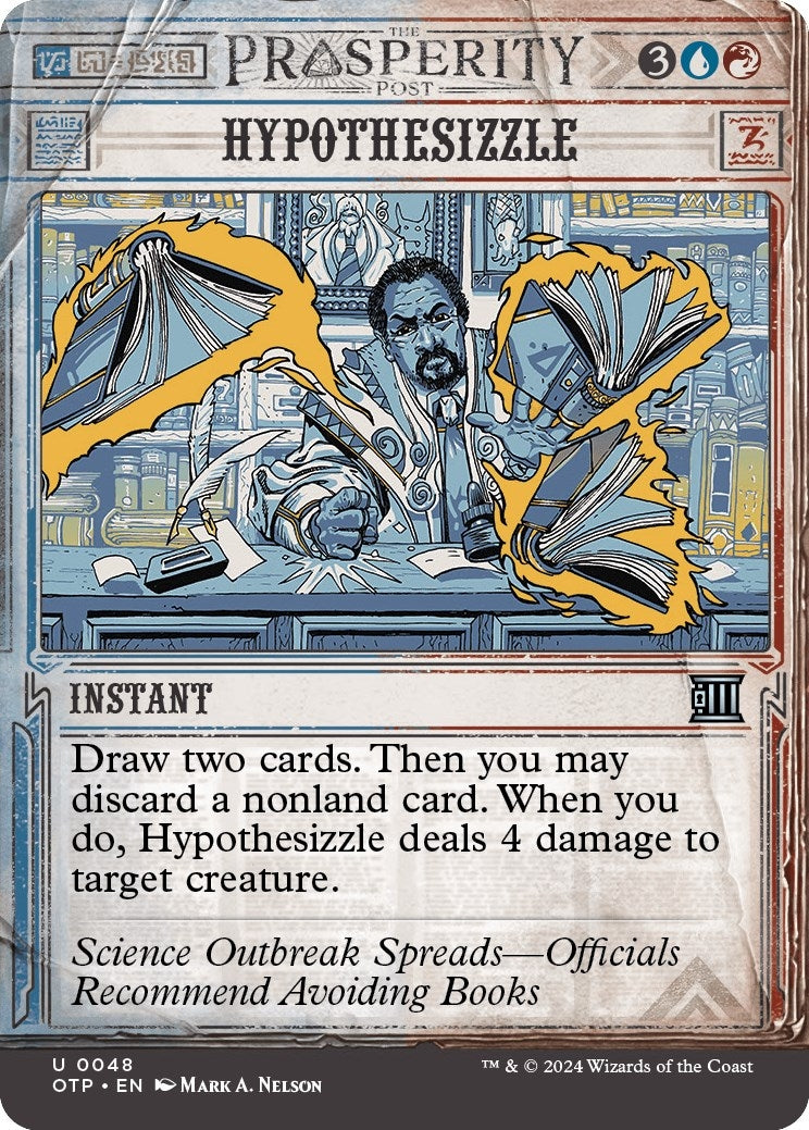 Image for Hypothesizzle (Outlaws of Thunder Junction: Breaking News) (48) - Magic: The Gathering