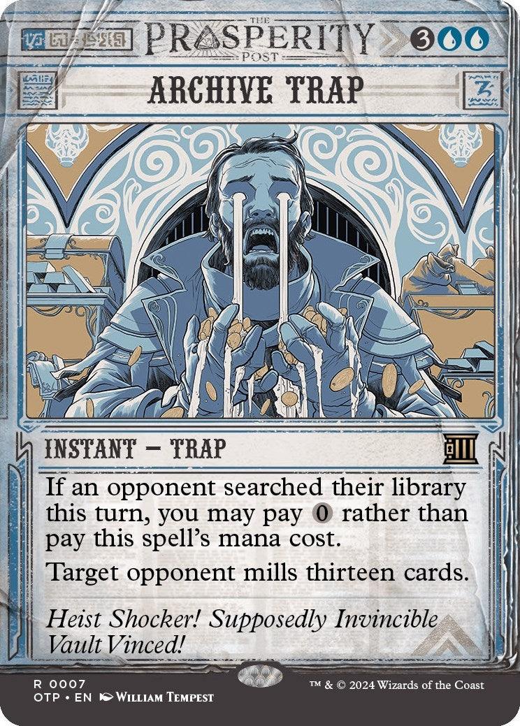 Image for Archive Trap (Outlaws of Thunder Junction: Breaking News) (7) - Magic: The Gathering