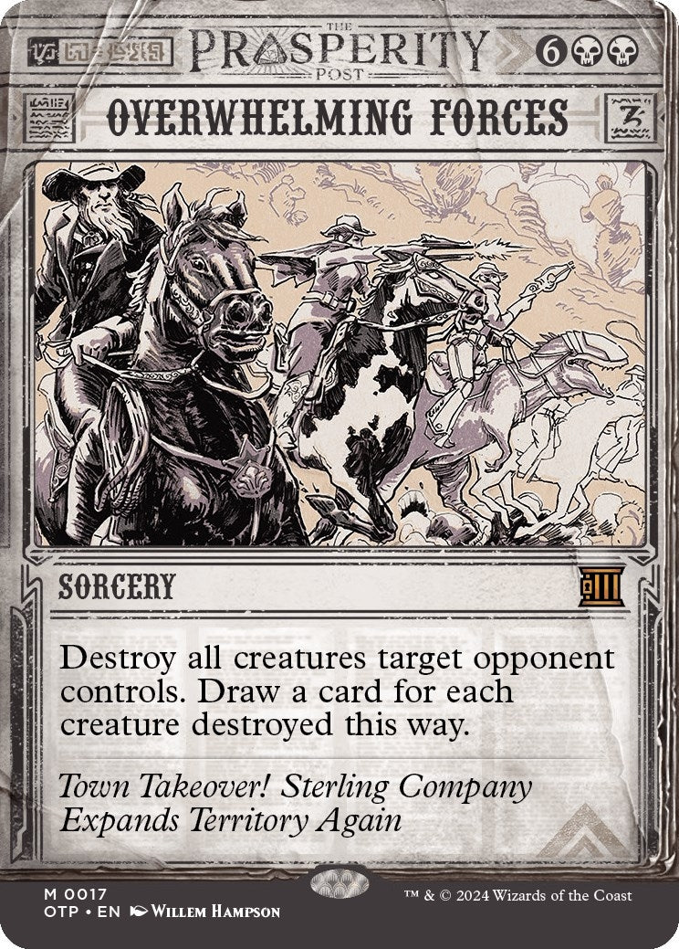 Image for Overwhelming Forces (Outlaws of Thunder Junction: Breaking News) (17) - Magic: The Gathering