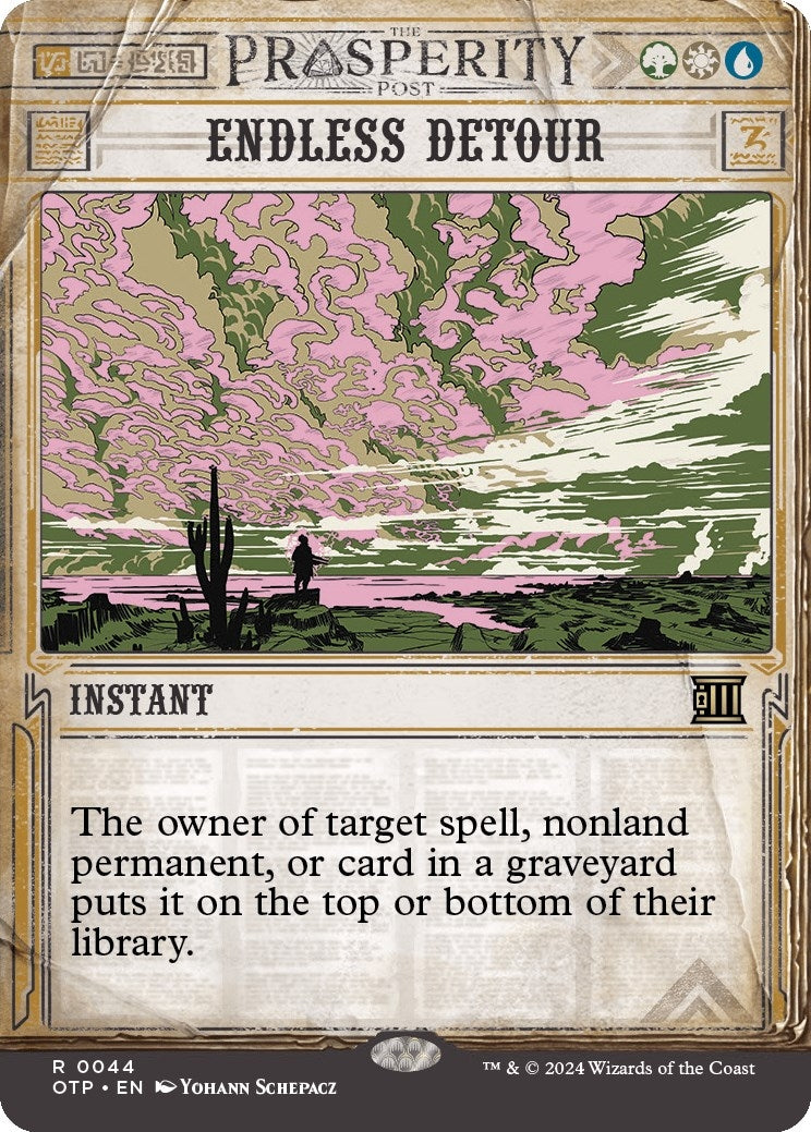 Image for Endless Detour (Outlaws of Thunder Junction: Breaking News) (44) - Magic: The Gathering