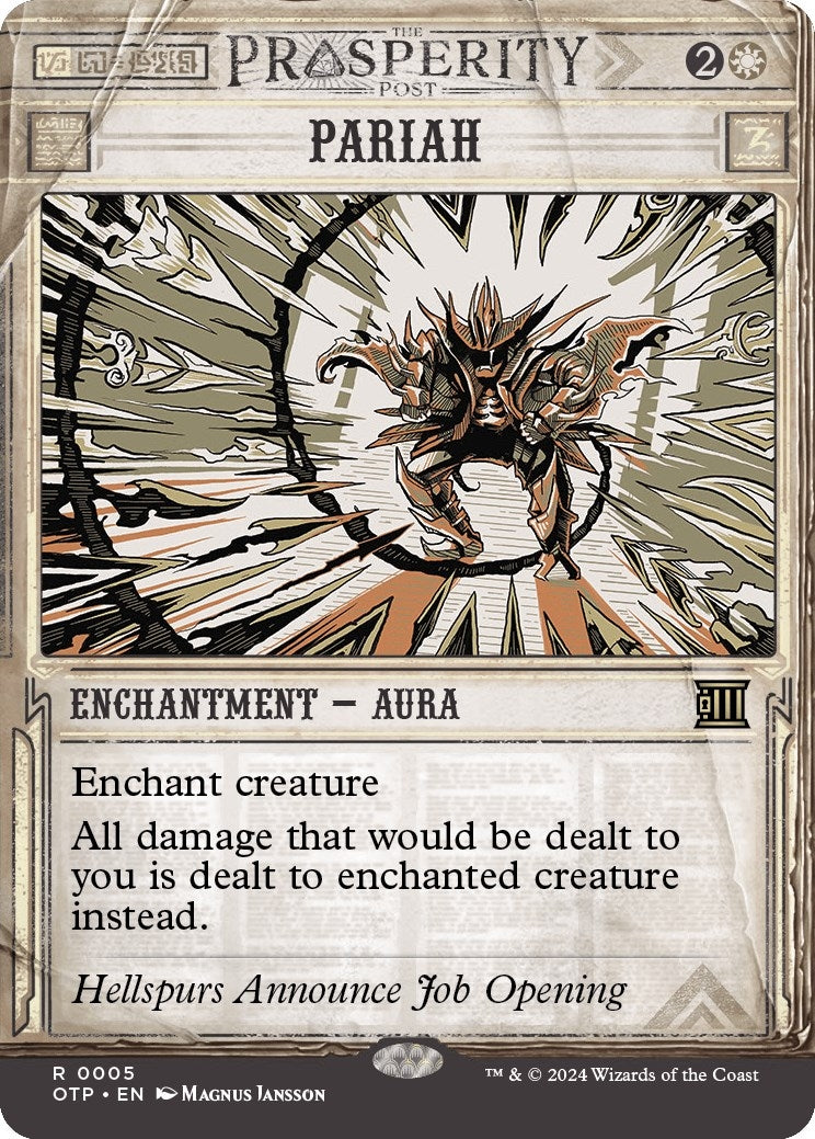 Image for Pariah (Outlaws of Thunder Junction: Breaking News) (5) - Magic: The Gathering