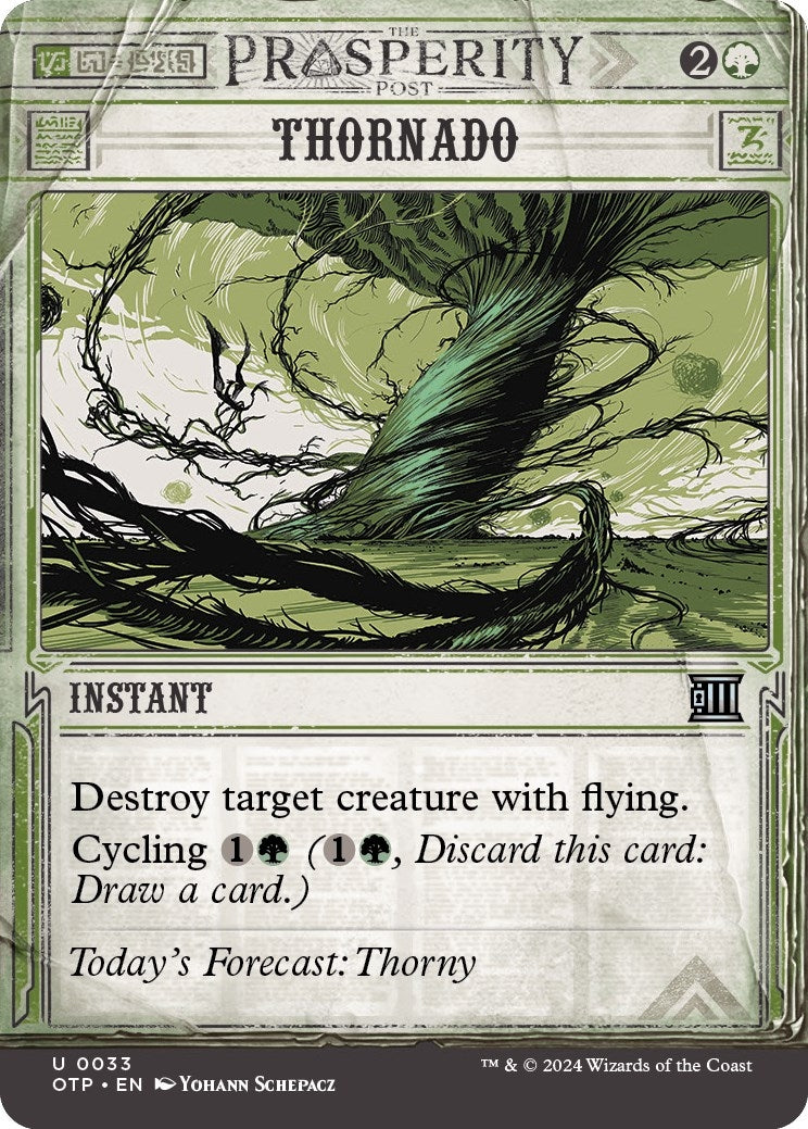 Image for Thornado (Outlaws of Thunder Junction: Breaking News) (33) - Magic: The Gathering