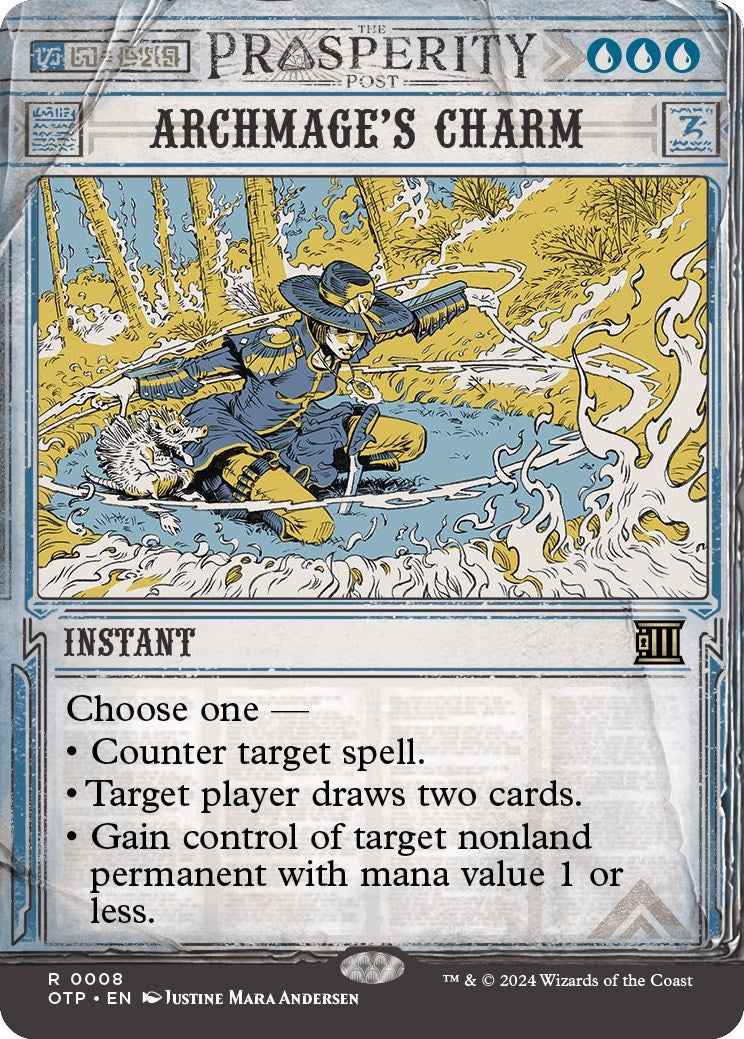 Image for Archmage's Charm (Outlaws of Thunder Junction: Breaking News) (8) - Magic: The Gathering