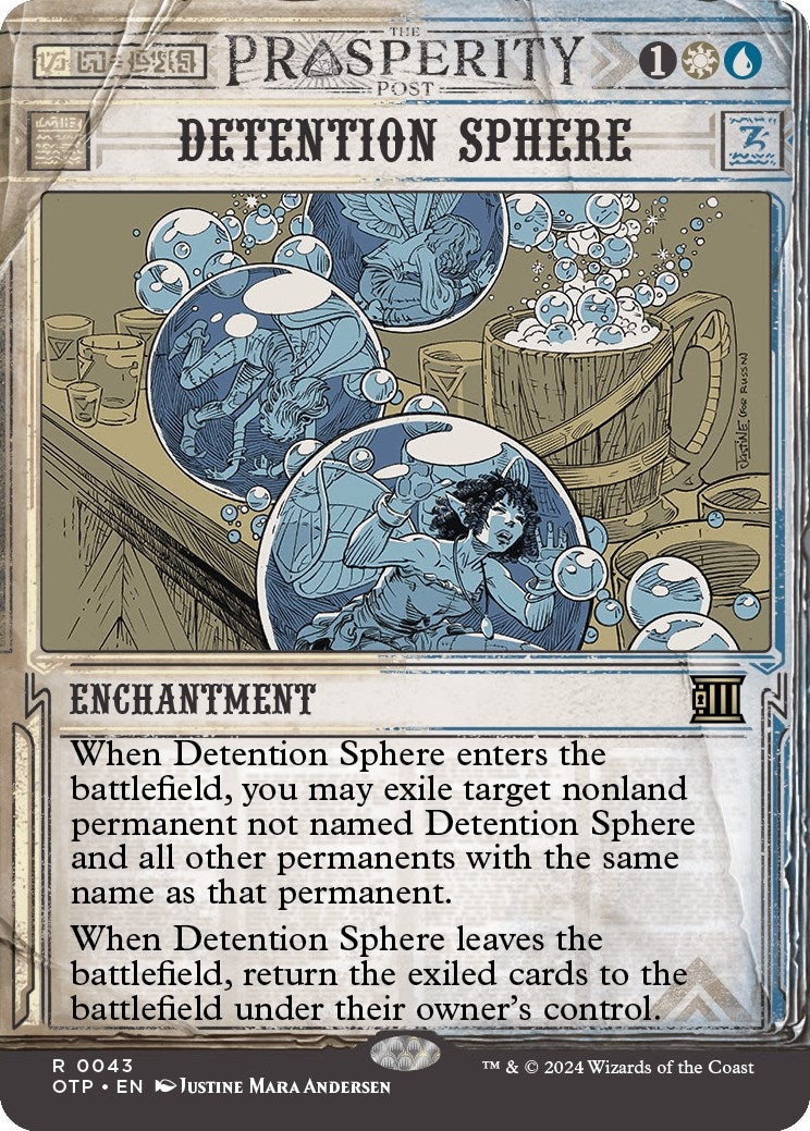 Image for Detention Sphere (Outlaws of Thunder Junction: Breaking News) (43) - Magic: The Gathering