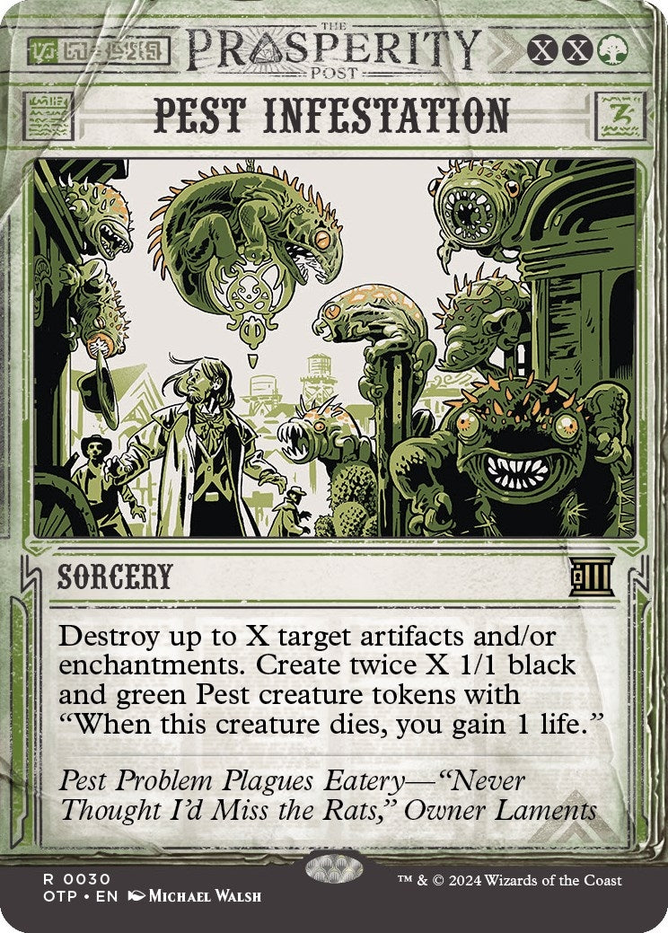 Image for Pest Infestation (Outlaws of Thunder Junction: Breaking News) (30) - Magic: The Gathering