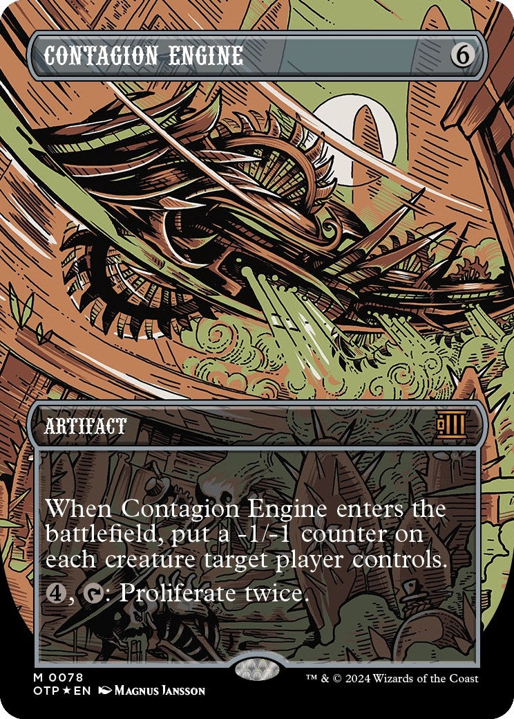 Image for Contagion Engine (Textured Foil) (Outlaws of Thunder Junction: Breaking News) (78) - Magic: The Gathering