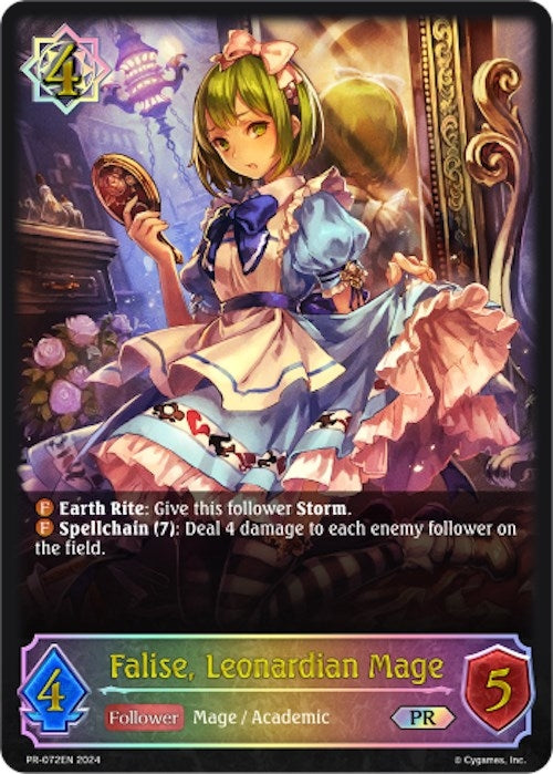 Image for Falise, Leonardian Mage (Shadowverse: Evolve Promo Cards) (PR-072EN) - Shadowverse: Evolve