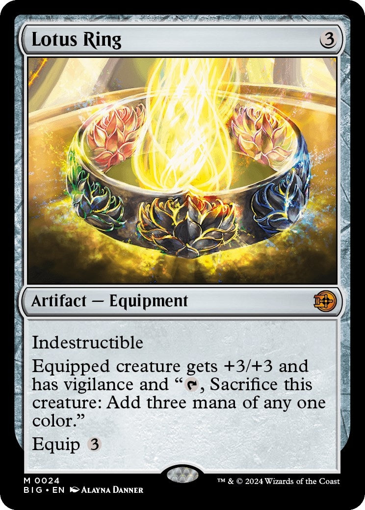 Image for Lotus Ring (Outlaws of Thunder Junction: The Big Score) (24) - Magic: The Gathering