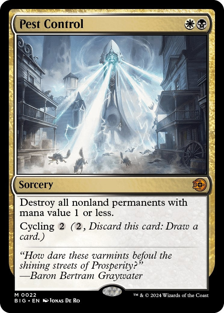 Image for Pest Control (Outlaws of Thunder Junction: The Big Score) (22) - Magic: The Gathering