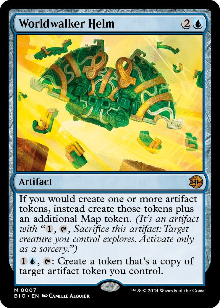 Image for Worldwalker Helm (Outlaws of Thunder Junction: The Big Score) (7) - Magic: The Gathering