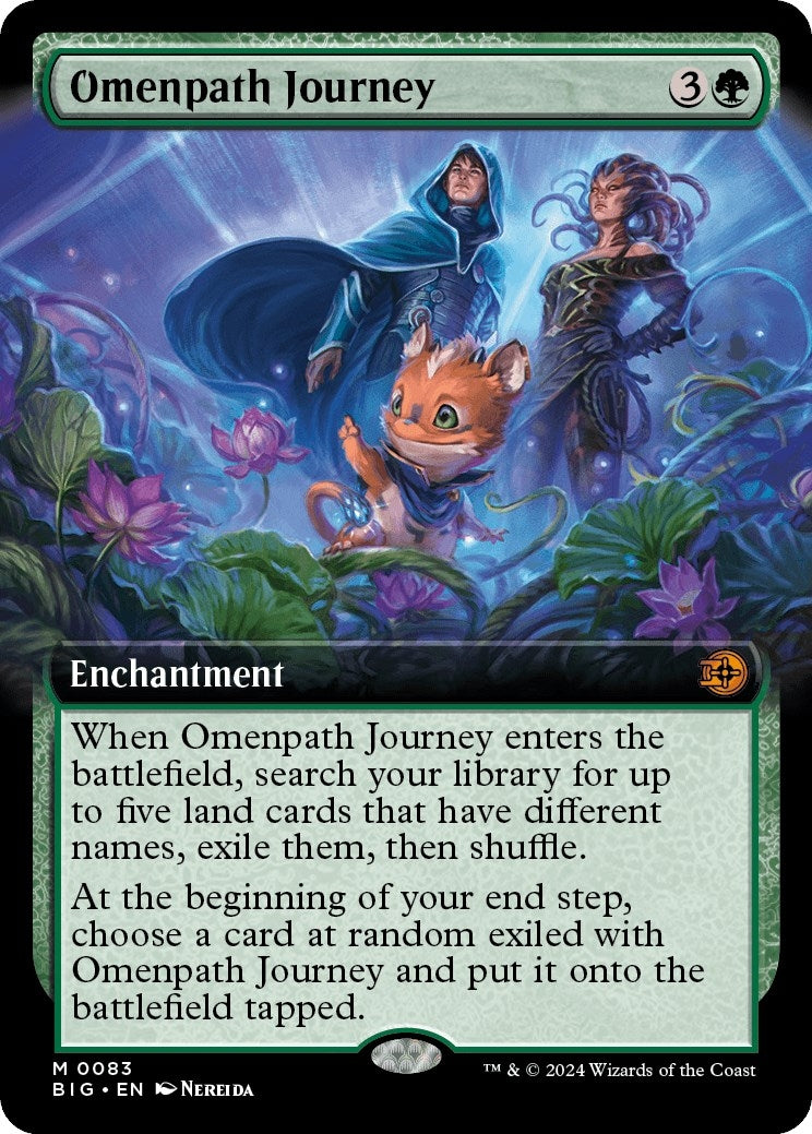 Image for Omenpath Journey (Extended Art) (Outlaws of Thunder Junction: The Big Score) (83) - Magic: The Gathering