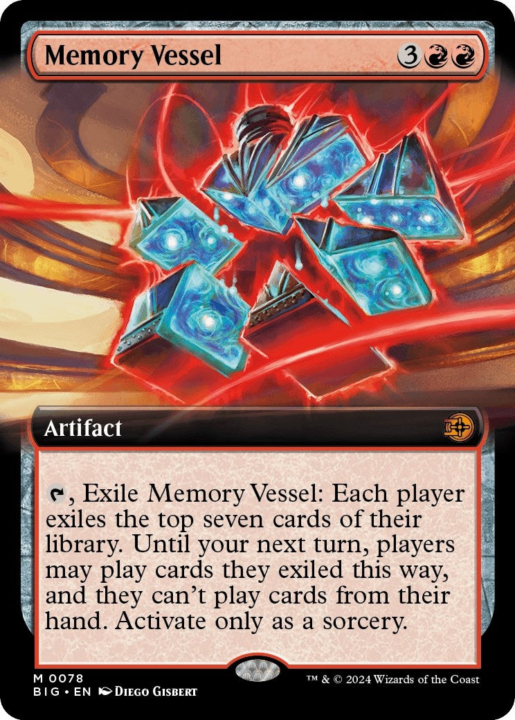 Image for Memory Vessel (Extended Art) (Outlaws of Thunder Junction: The Big Score) (78) - Magic: The Gathering