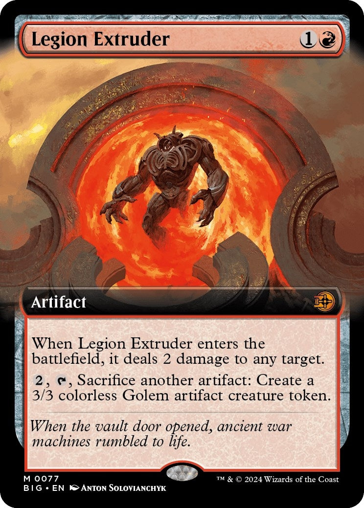 Image for Legion Extruder (Extended Art) (Outlaws of Thunder Junction: The Big Score) (77) - Magic: The Gathering