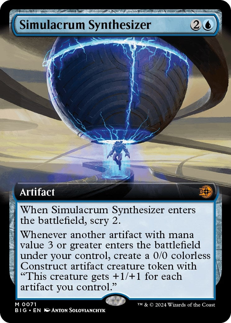 Image for Simulacrum Synthesizer (Extended Art) (Outlaws of Thunder Junction: The Big Score) (71) - Magic: The Gathering