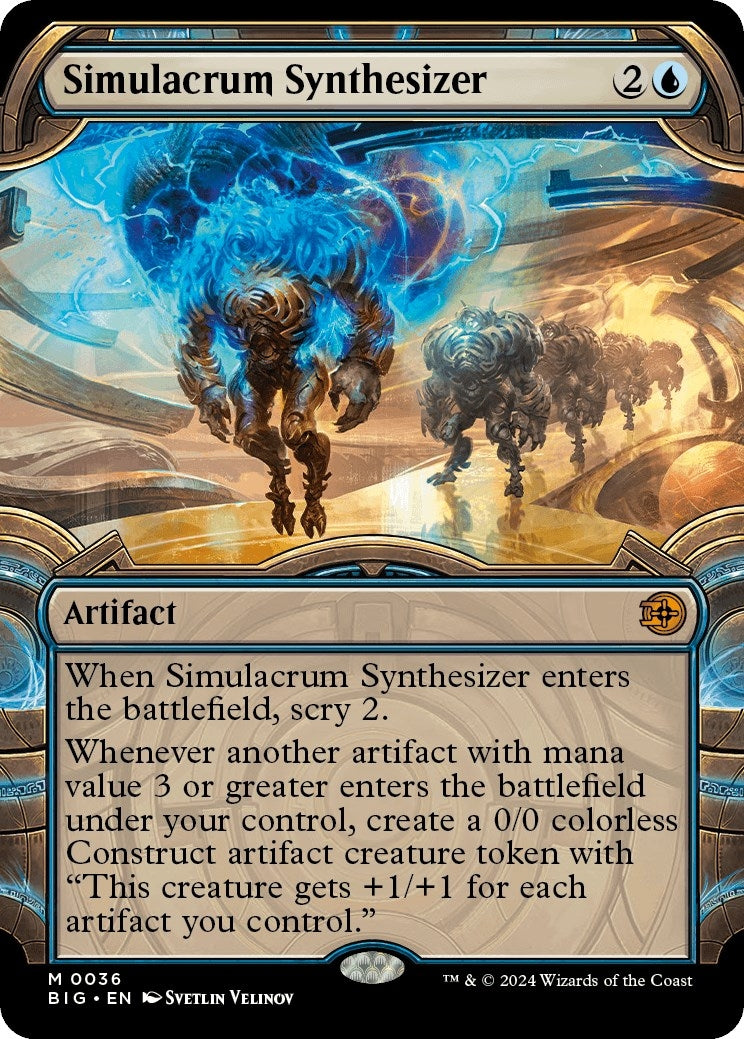 Image for Simulacrum Synthesizer (Showcase) (Outlaws of Thunder Junction: The Big Score) (36) - Magic: The Gathering