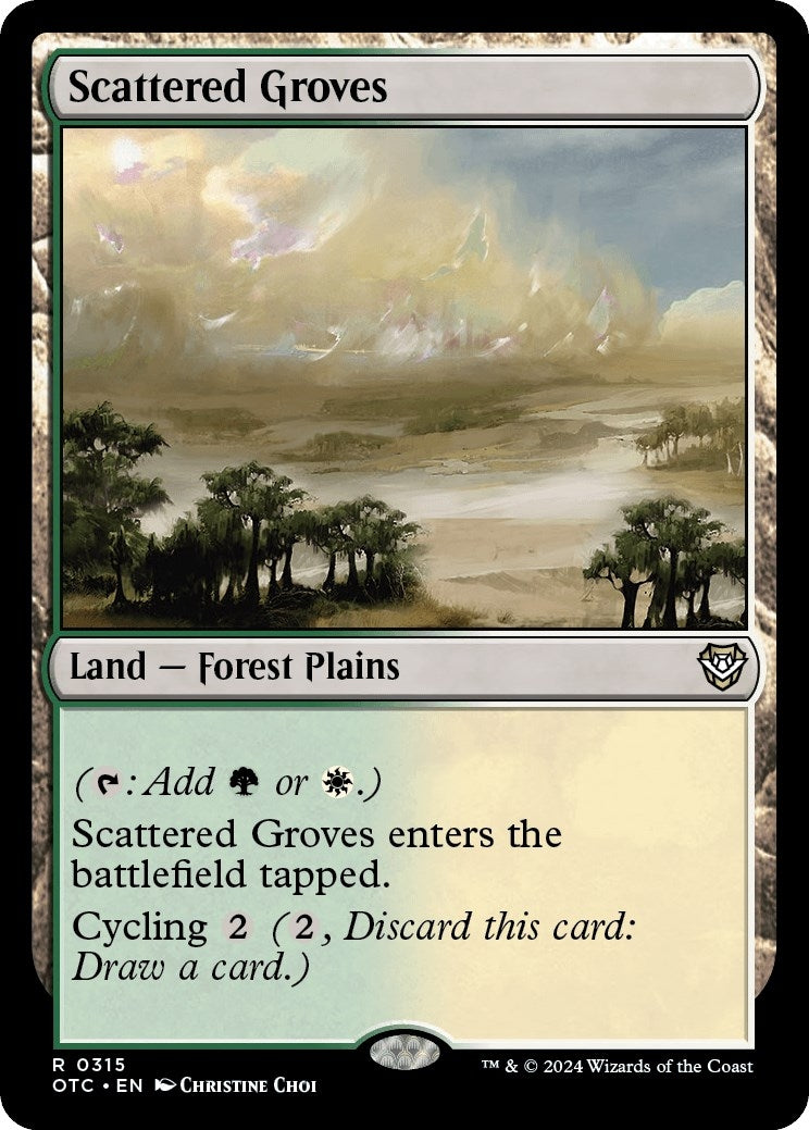 Image for Scattered Groves (Commander: Outlaws of Thunder Junction) (315) - Magic: The Gathering