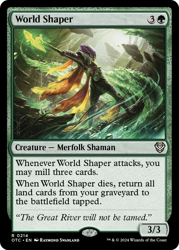Image for World Shaper (Commander: Outlaws of Thunder Junction) (214) - Magic: The Gathering