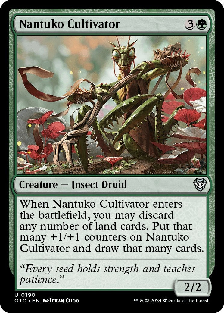 Image for Nantuko Cultivator (Commander: Outlaws of Thunder Junction) (198) - Magic: The Gathering