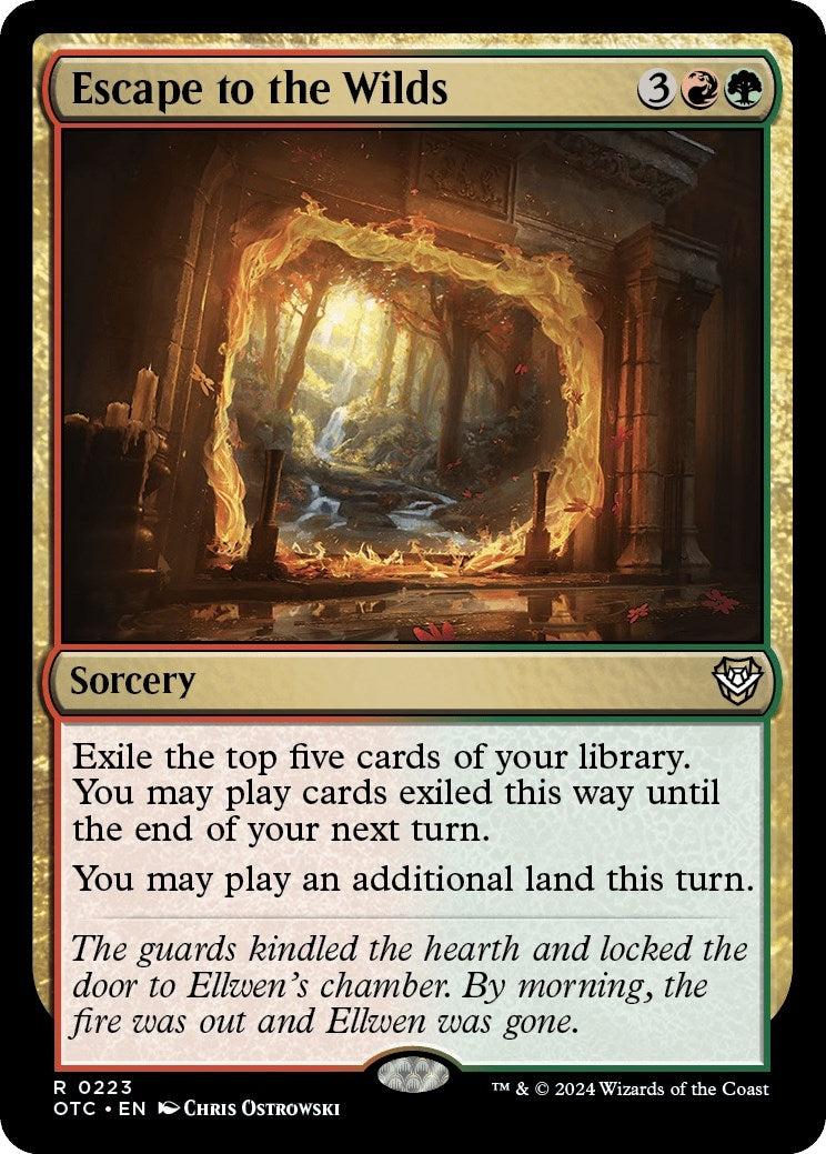 Image for Escape to the Wilds (Commander: Outlaws of Thunder Junction) (223) - Magic: The Gathering
