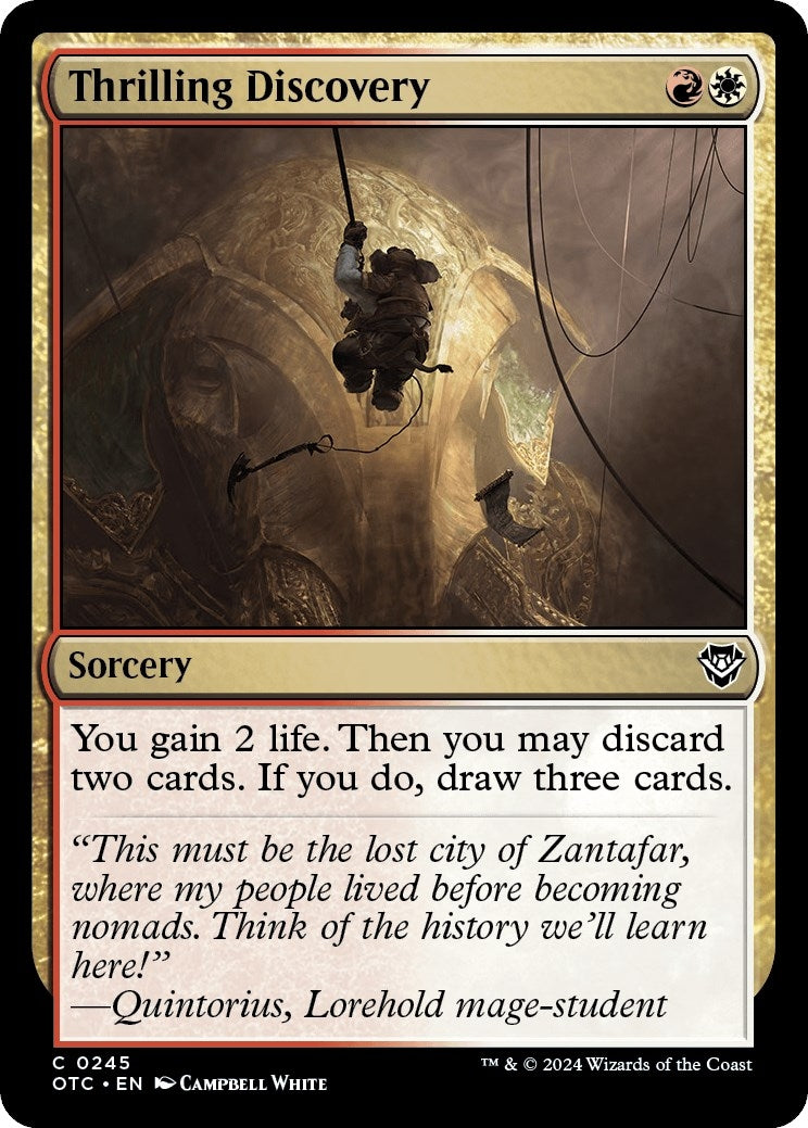 Image for Thrilling Discovery (Commander: Outlaws of Thunder Junction) (245) - Magic: The Gathering