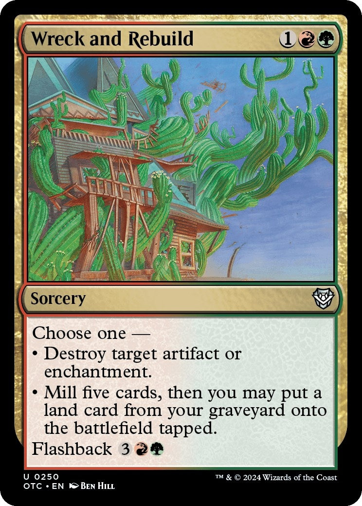 Image for Wreck and Rebuild (Commander: Outlaws of Thunder Junction) (250) - Magic: The Gathering