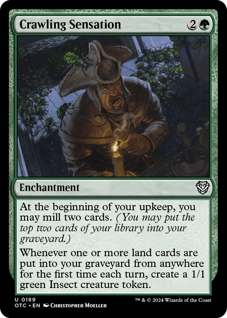 Image for Crawling Sensation (Commander: Outlaws of Thunder Junction) (189) - Magic: The Gathering