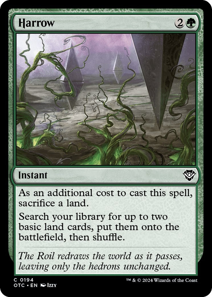 Image for Harrow (Commander: Outlaws of Thunder Junction) (194) - Magic: The Gathering