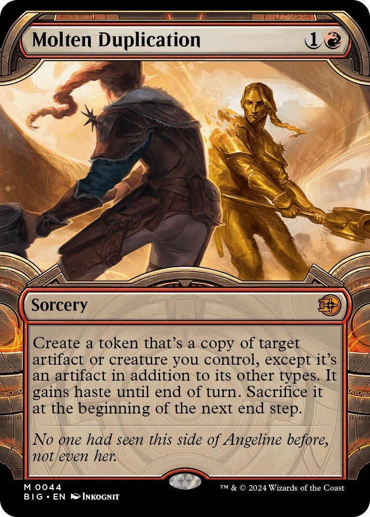 Image for Molten Duplication (Showcase) (Outlaws of Thunder Junction: The Big Score) (44) - Magic: The Gathering