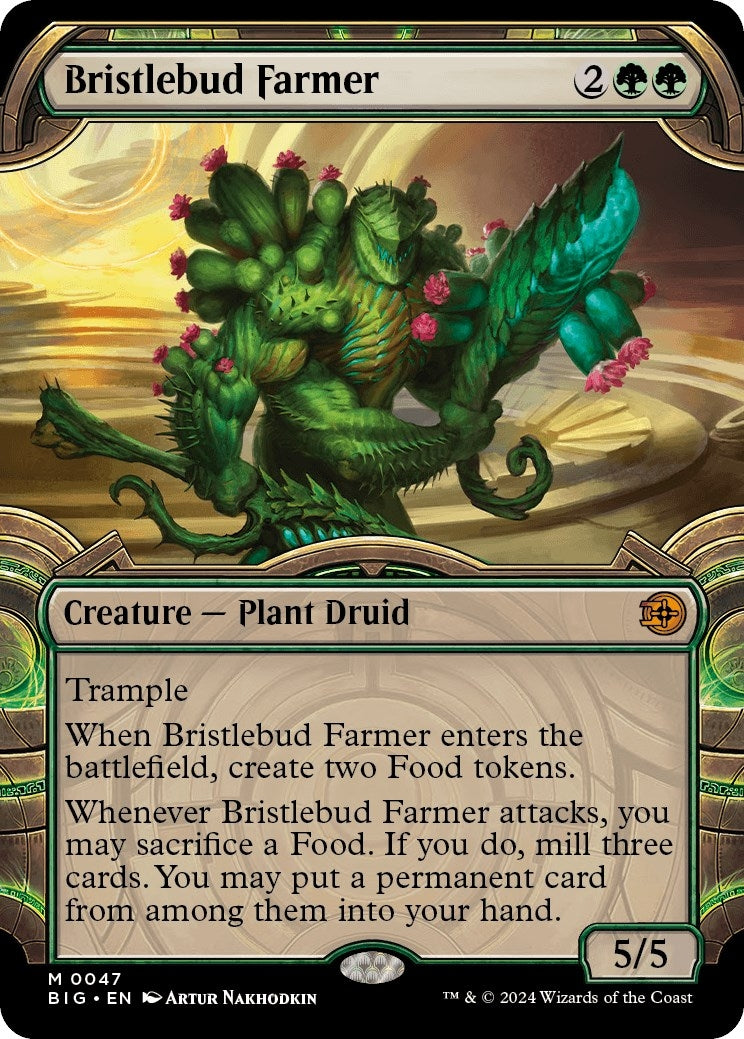 Image for Bristlebud Farmer (Showcase) (Outlaws of Thunder Junction: The Big Score) (47) - Magic: The Gathering
