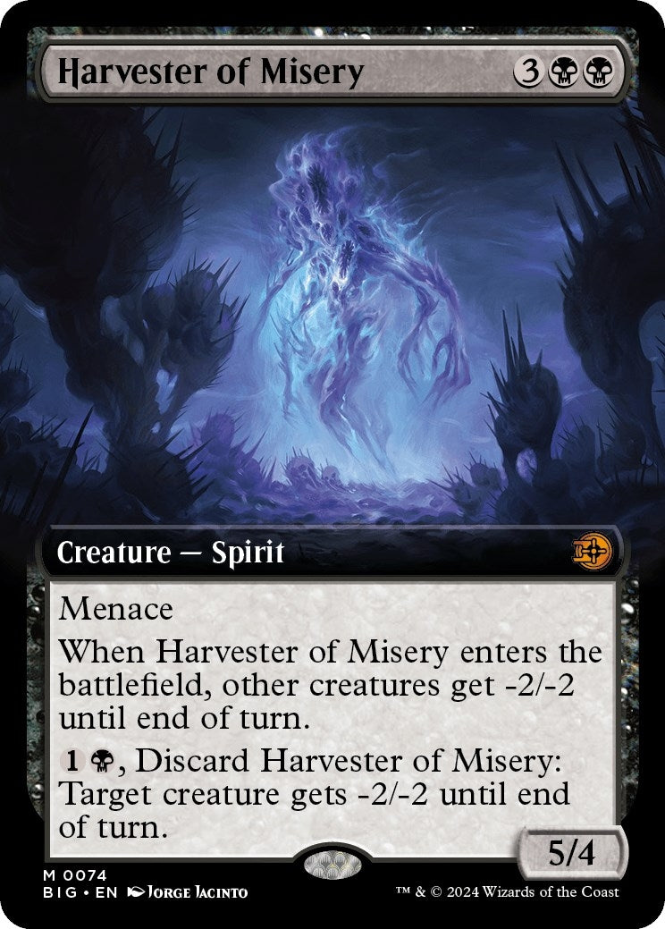 Image for Harvester of Misery (Extended Art) (Outlaws of Thunder Junction: The Big Score) (74) - Magic: The Gathering