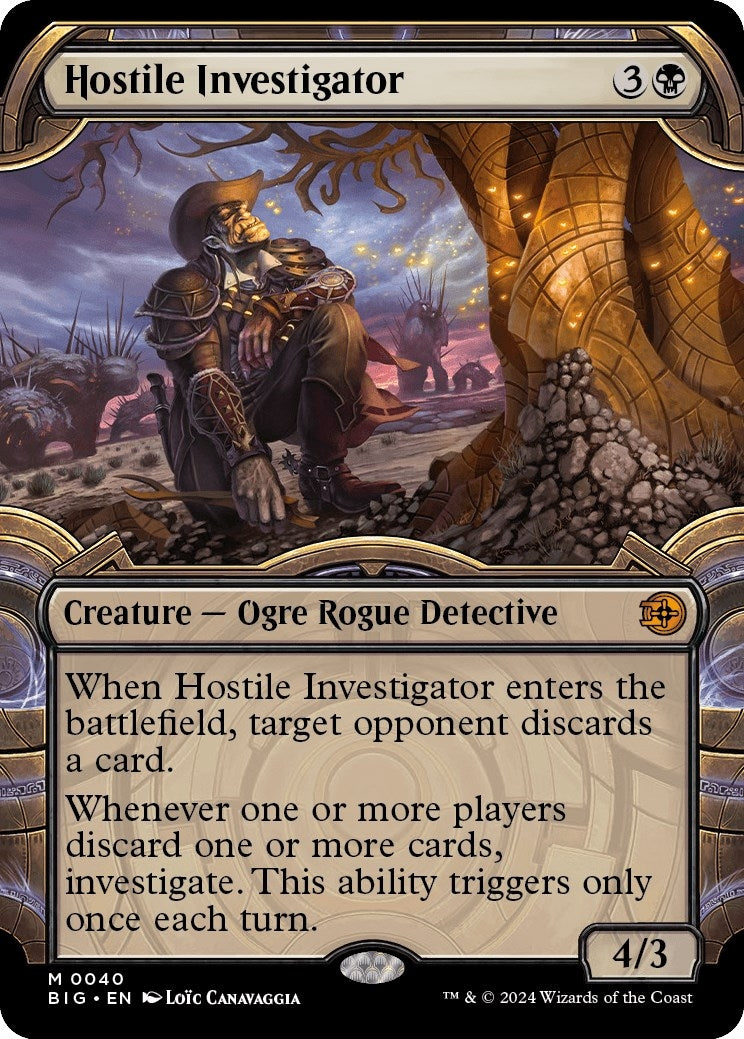 Image for Hostile Investigator (Showcase) (Outlaws of Thunder Junction: The Big Score) (40) - Magic: The Gathering