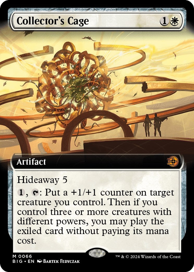 Image for Collector's Cage (Extended Art) (Outlaws of Thunder Junction: The Big Score) (66) - Magic: The Gathering