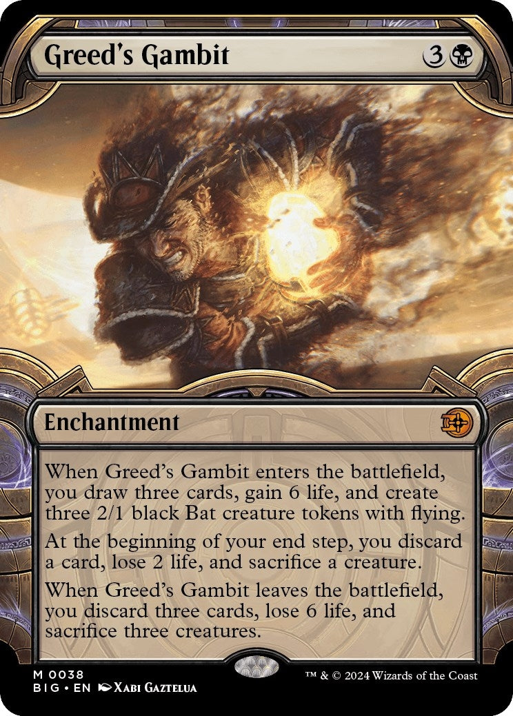 Image for Greed's Gambit (Showcase) (Outlaws of Thunder Junction: The Big Score) (38) - Magic: The Gathering