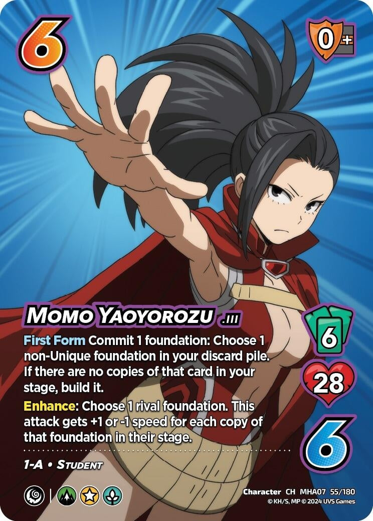 Image for Momo Yaoyorozu (UniVersus: My Hero Academia: Girl Power) (55/180) - UniVersus