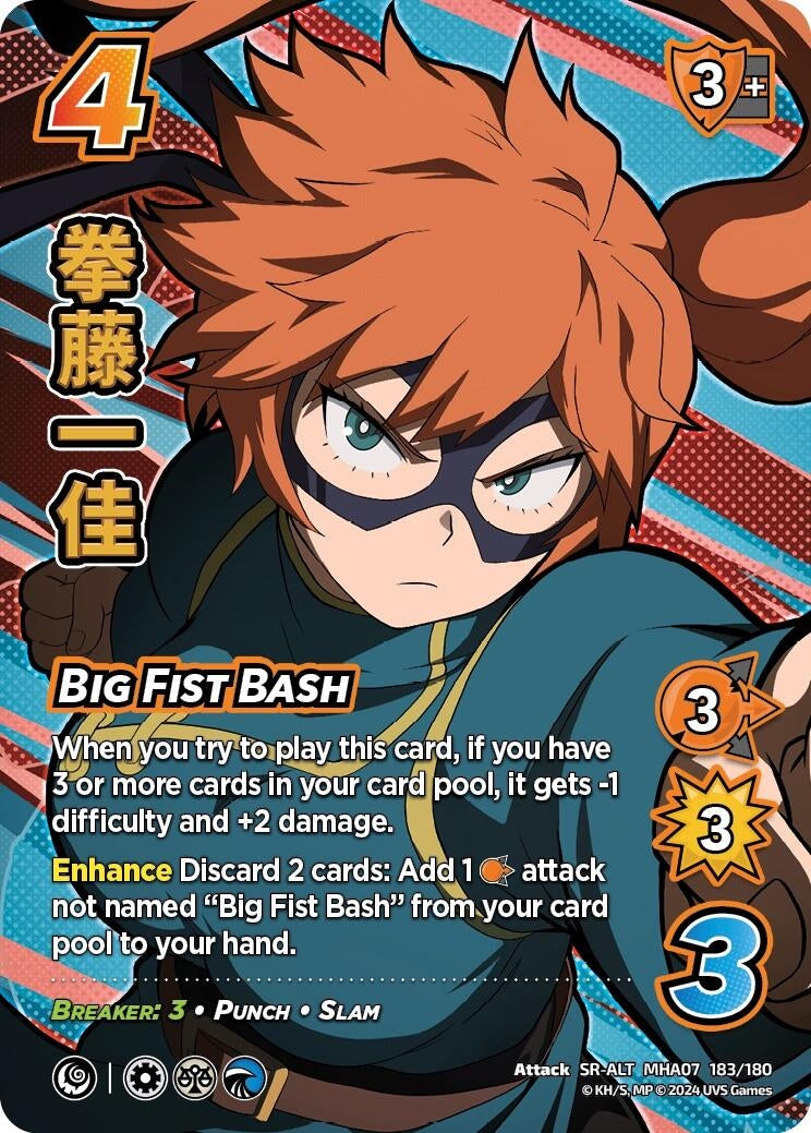 Image for Big Fist Bash (Alternate Art) (UniVersus: My Hero Academia: Girl Power) (183/180) - UniVersus
