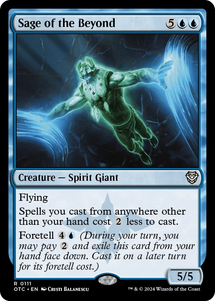 Image for Sage of the Beyond (Commander: Outlaws of Thunder Junction) (111) - Magic: The Gathering