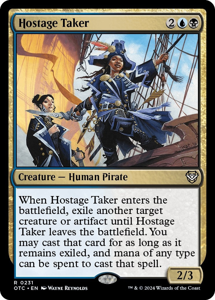 Image for Hostage Taker (Commander: Outlaws of Thunder Junction) (231) - Magic: The Gathering
