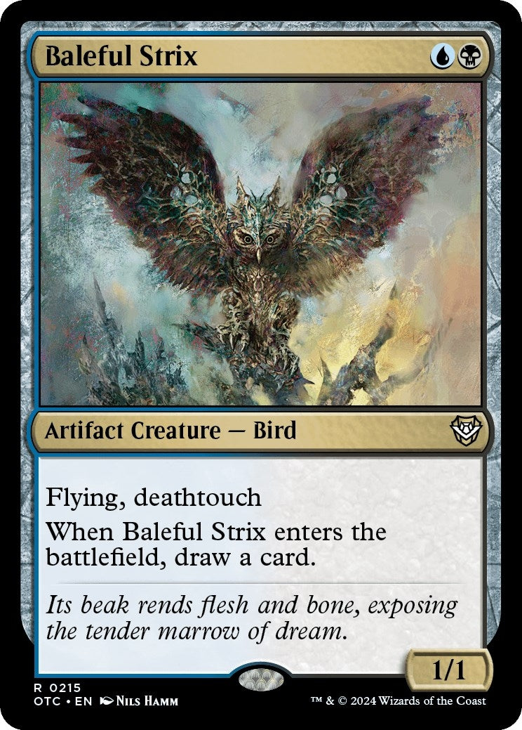 Image for Baleful Strix (Commander: Outlaws of Thunder Junction) (215) - Magic: The Gathering