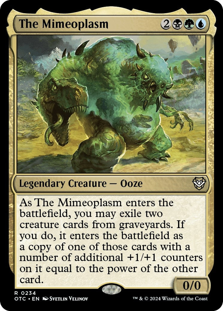 Image for The Mimeoplasm (Commander: Outlaws of Thunder Junction) (234) - Magic: The Gathering