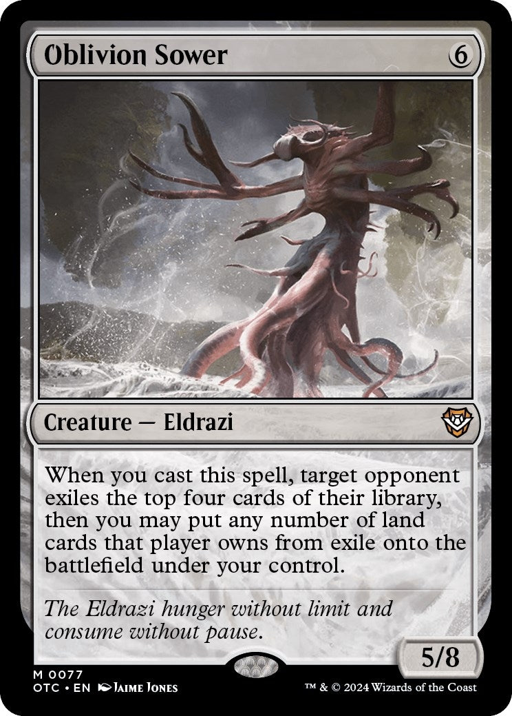 Image for Oblivion Sower (Commander: Outlaws of Thunder Junction) (77) - Magic: The Gathering